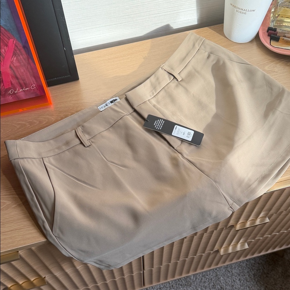 NWT Tan Mini Skirt
